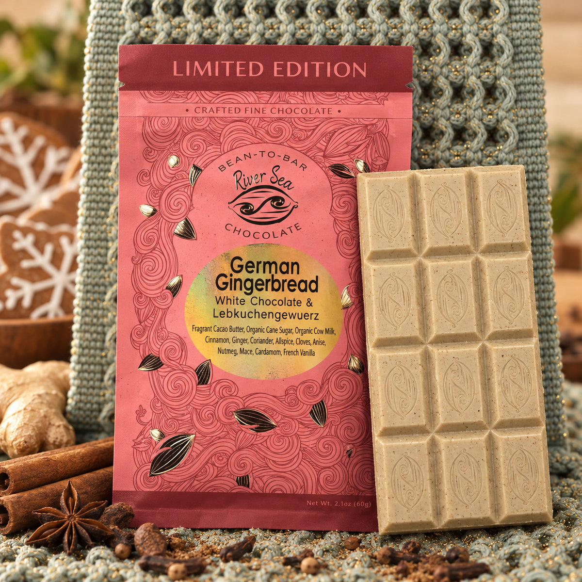German Gingerbread White Chocolate