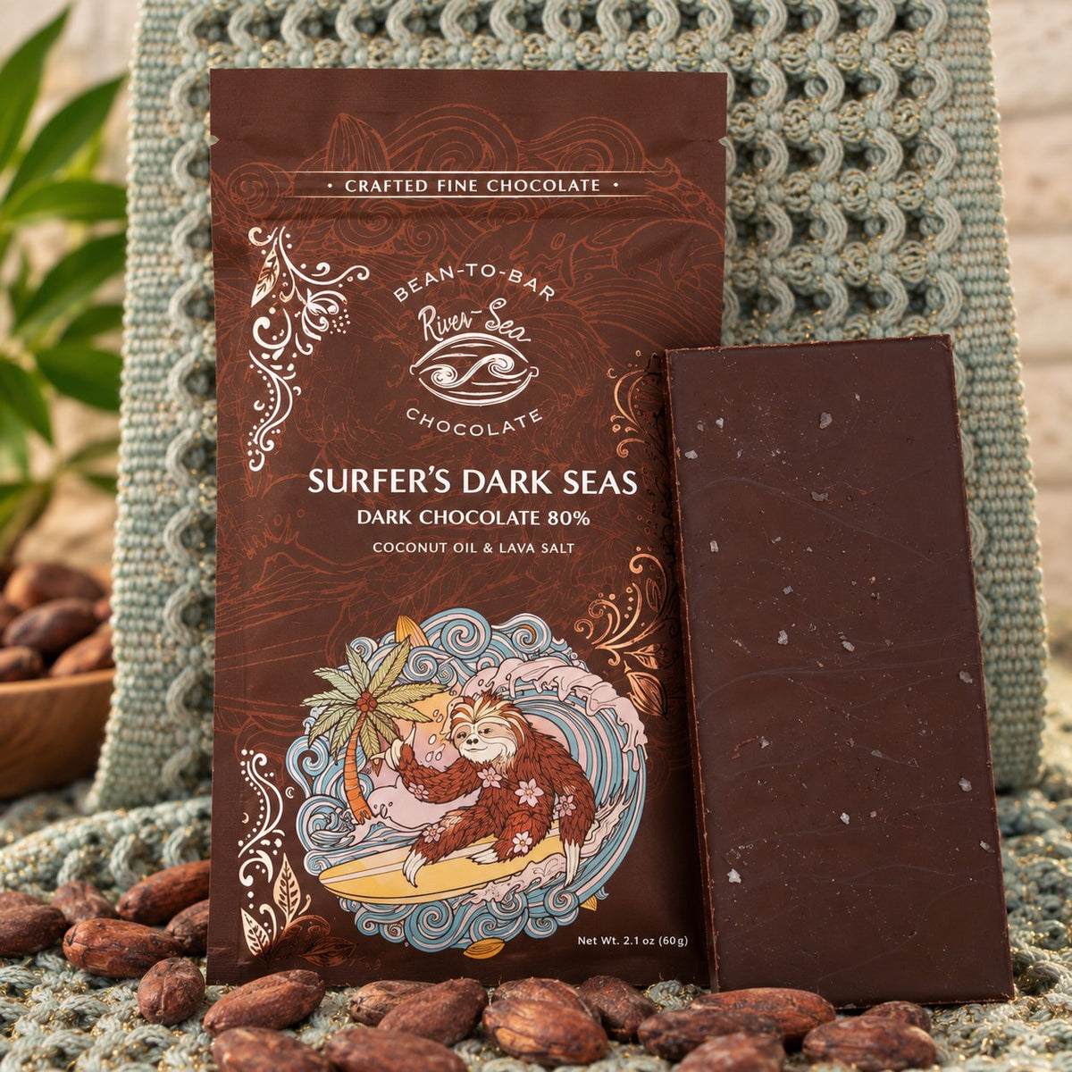 Surfer's Dark Seas