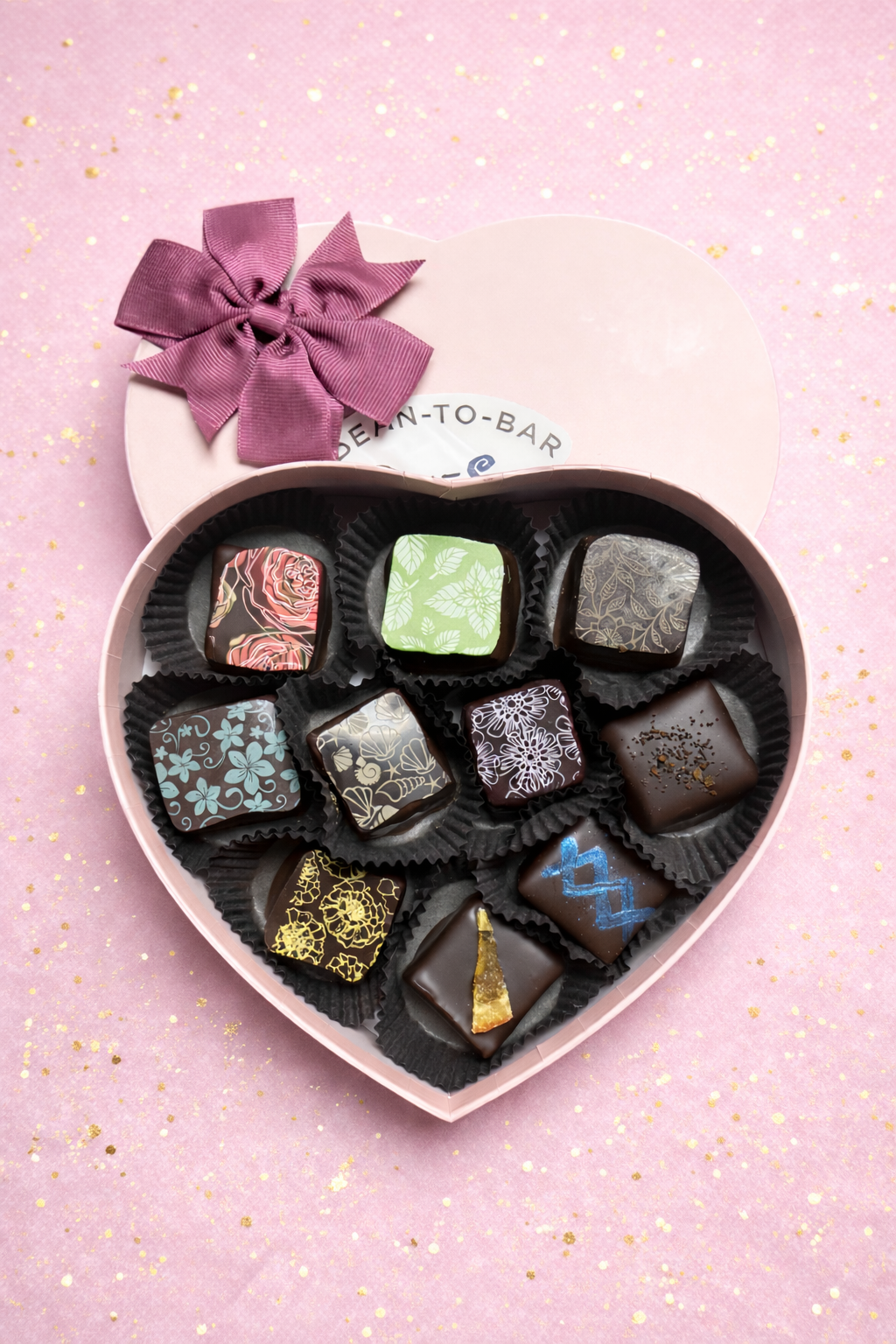 Heart Shaped Box Truffles